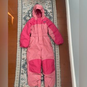 Patagonia H2No Girl Pink Snowsuit size 5T